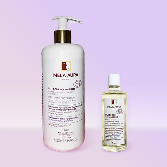 Duo Lait Clarifiant et Huile de Soin et de Massage