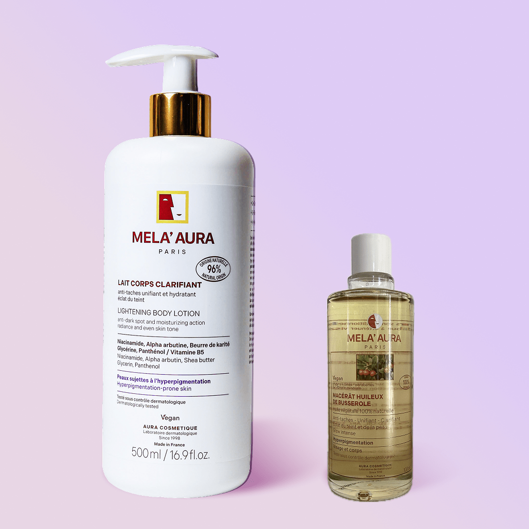 Duo Lait Corps Clarifiant et Macérât Huileux De Busserole
