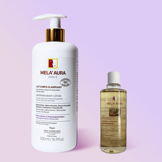 Duo Lait Corps Clarifiant et Macérât Huileux De Busserole